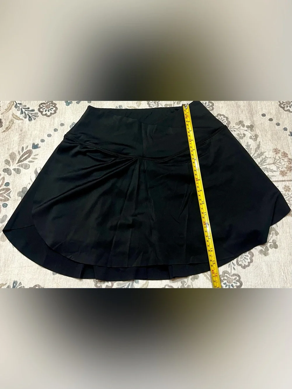Halara Everyday SoftlyZero Airy Crossover 2-in-1 Mini Tennis Skirt Black Medium - Picture 10 of 11